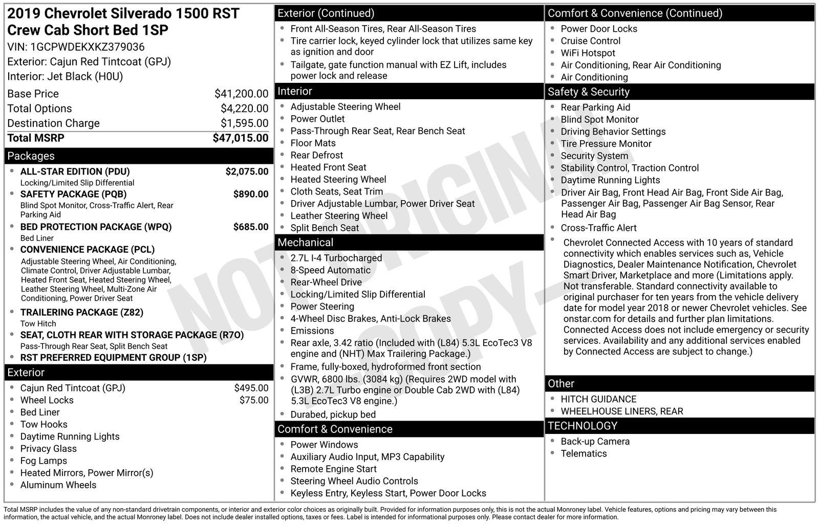 chevrolet silverado 1500 2019 1GCPWDEKXKZ379036 image chevrolet silverado 1500 2019 1GCPWDEKXKZ379036 image